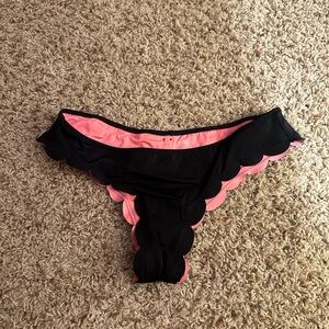 Victoria's Secret Pink Scalloped Cheeky Bikini Bottom